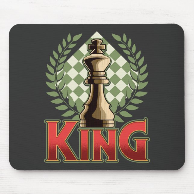 Chess King Mouse Pad (Front)