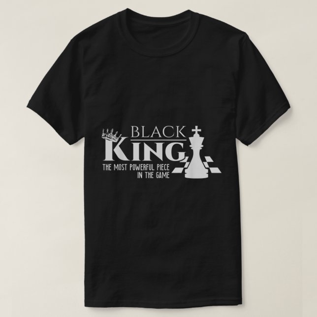 Chess King Power Design T-Shirt (Design Front)