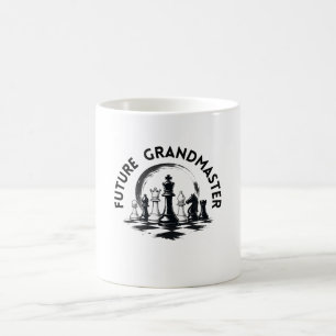 Chess King Strategy Classic Chess Design Coffee Mug