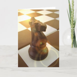 Chess Knight Greeting Card