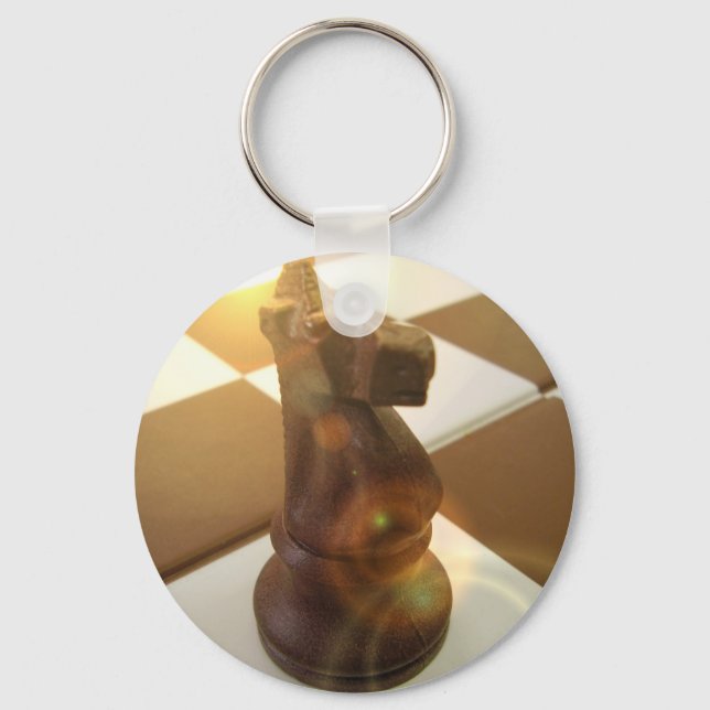 Chess Knight Keychain (Front)