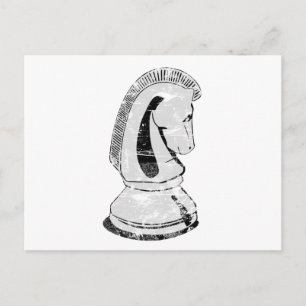 chess - knight postcard