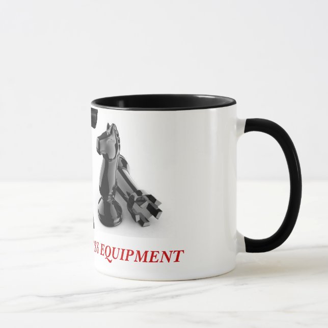 chess__knight_rook, CENTRAL NY CHESS EQUIPMENT Mug (Right)