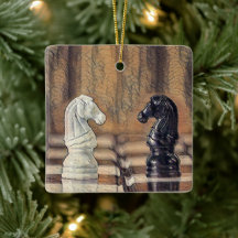 Chess Knights Chess Board Personalised Christmas