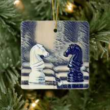 Chess Knights Chess Board Personalised Christmas