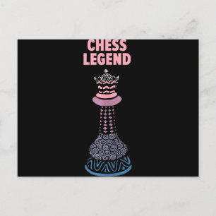 Chess Legend Checkmate Cool Saying Tank Top Announcement Postcard