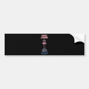 Chess Legend Checkmate Cool Saying Tank Top Bumper Sticker