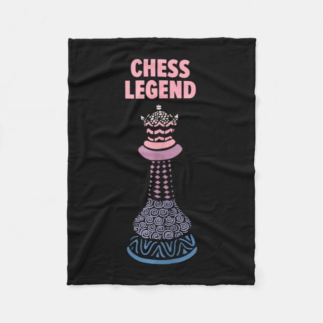 Chess Legend Checkmate Cool Saying Tank Top Fleece Blanket (Front)