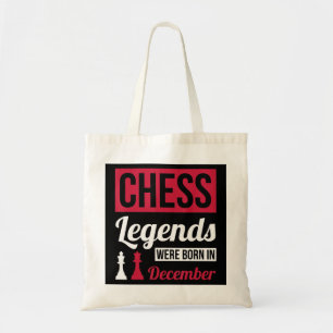 chess legends were born in december birthday gifts tote bag