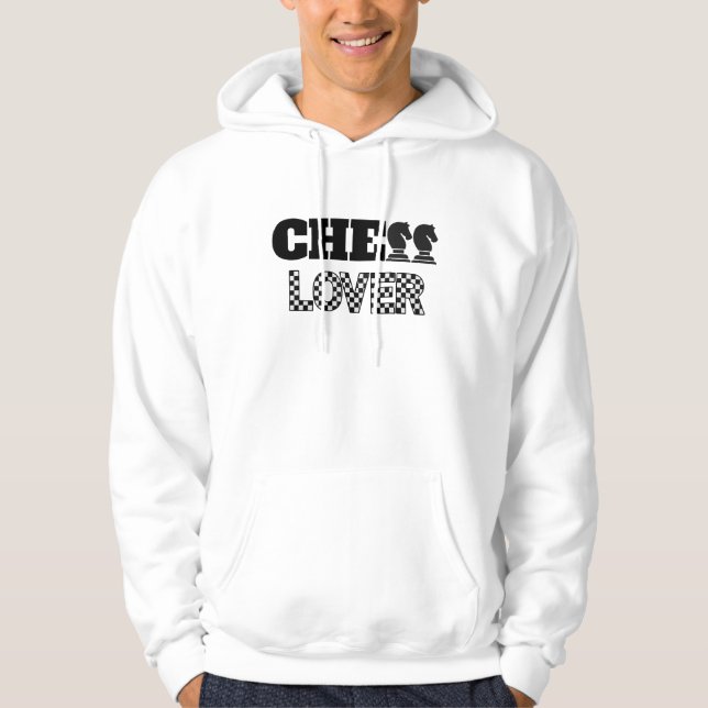 Chess Lover Black Knights Creative Unique Game Hoodie (Front)
