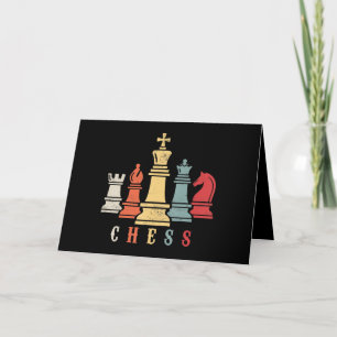 Chess Lover   Chess Set Checkmate Gift Holiday Card
