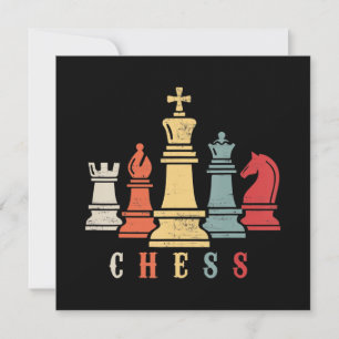 Chess Lover   Chess Set Checkmate Gift Invitation
