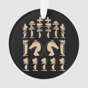 Chess :Lover Knight Chess Figure Chess Ornament