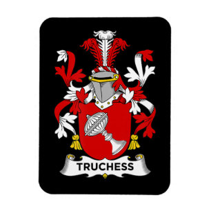 Chess Lover   Truchess Coat of Arms - Family Crest Magnet