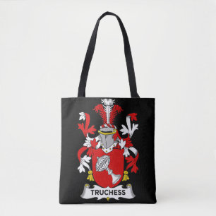 Chess Lover   Truchess Coat of Arms - Family Crest Tote Bag