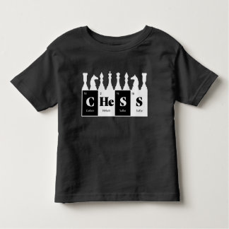 Chess Made of Elements Graphic Chess Pieces Design Toddler T-Shirt