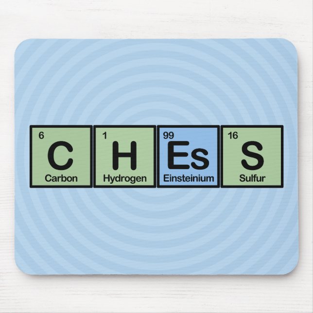Chess Made of Elements Mouse Pad (Front)
