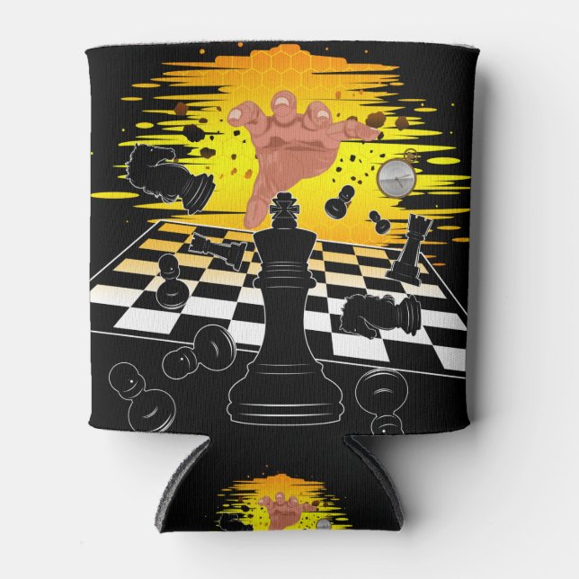 Chess Master Can Cooler (Front)