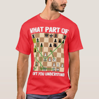 Chess Master Chess Club amp 3 Way Chess Game  (12) T-Shirt