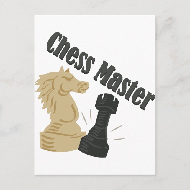 Chess Master Postcard (Front)