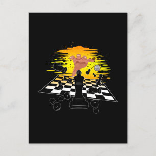 Chess Master Postcard