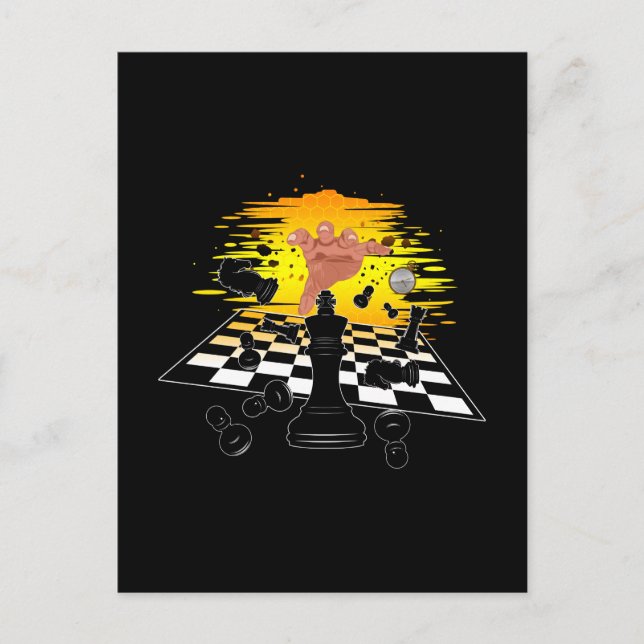 Chess Master  Postcard (Front)