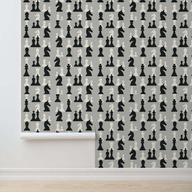Chess Masterpiece: A Strategic Pattern Wallpaper (Application)