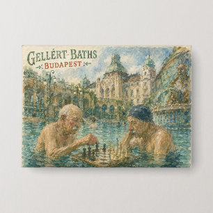 Chess match Gellert Baths Budapest Hungary