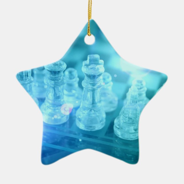 Chess Match Ornament (Front)