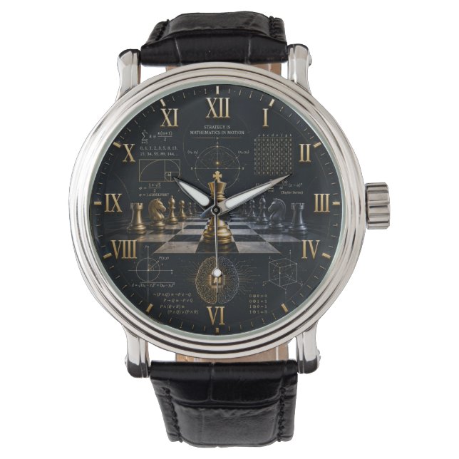 Chess Mathematics  STEM, Math Watch (Front)
