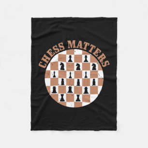 Chess Matters Fleece Blanket