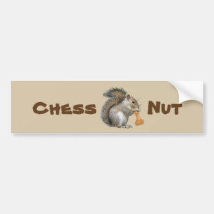 Chess Nut Bumper Sticker