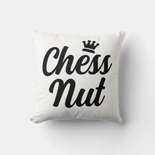 Chess Nut Throw Pillow