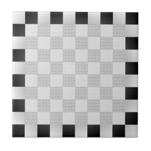 Chess Pad by Kenneth Yoncich Ceramic Tile