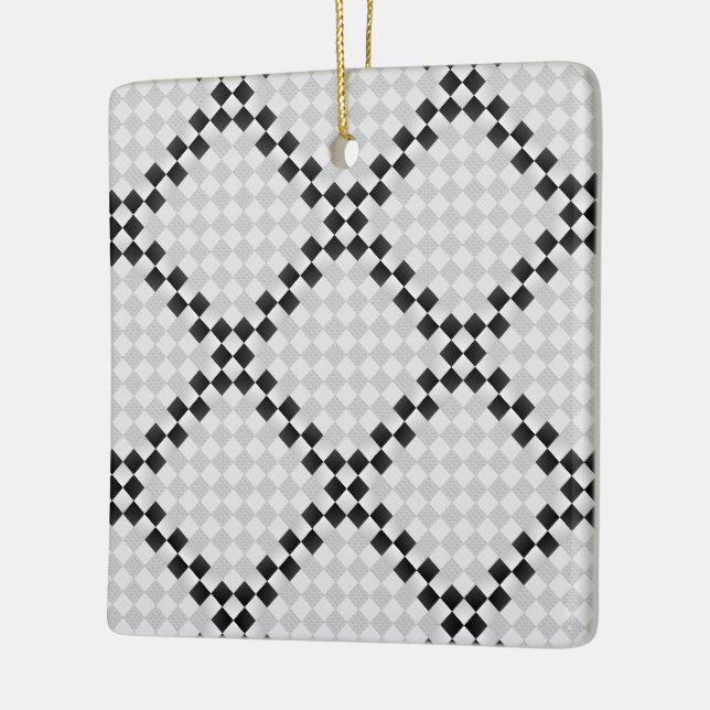 Chess Pad by Kenneth Yoncich Ceramic Tree Decoration (Left)