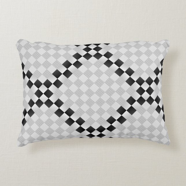 Chess Pad by Kenneth Yoncich Decorative Cushion (Front)