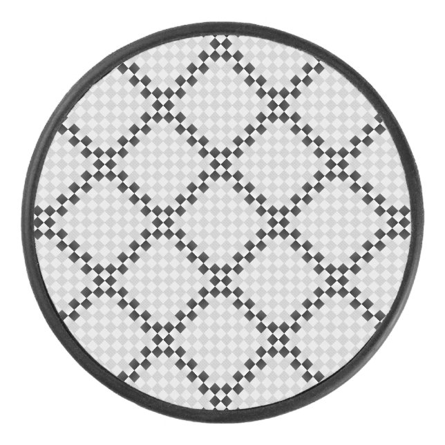 Chess Pad by Kenneth Yoncich Hockey Puck (Front)