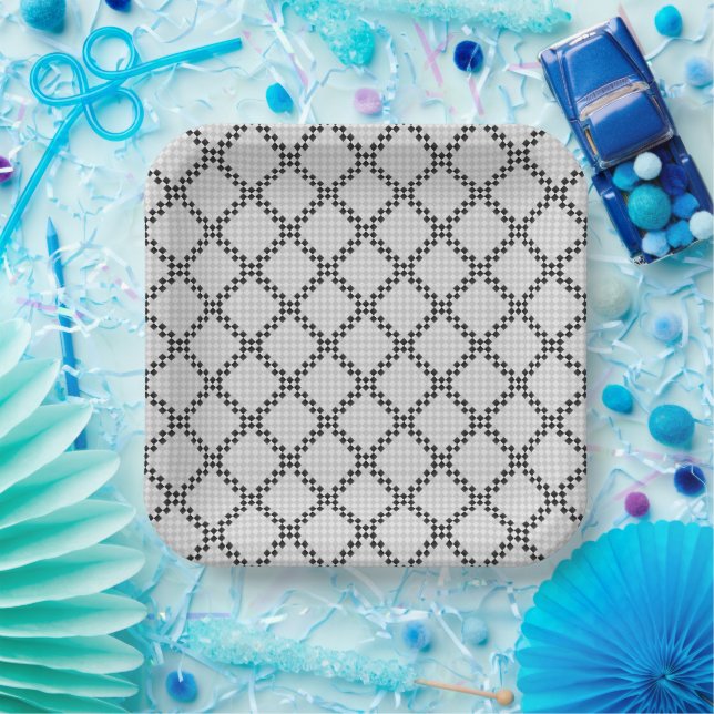Chess Pad by Kenneth Yoncich Paper Plate (Party)