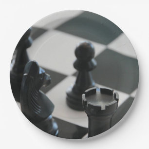 Chess Paper Plate