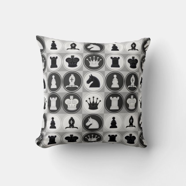 Chess Pattern Cushion (Front)
