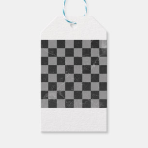 Chess pattern gift tags