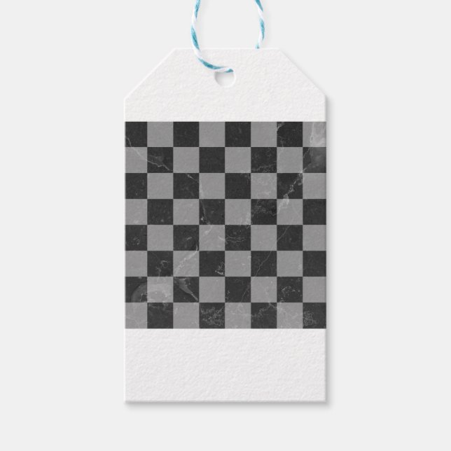 Chess pattern gift tags (Front)