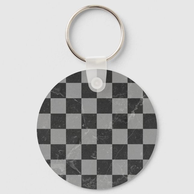 Chess pattern key ring (Front)
