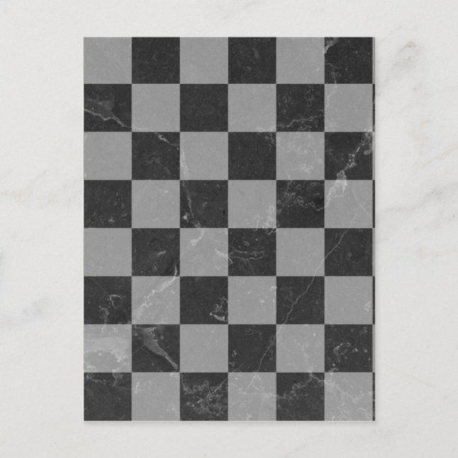 Chess pattern postcard (Front)
