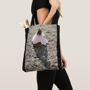 Chess pawn flower tote bag