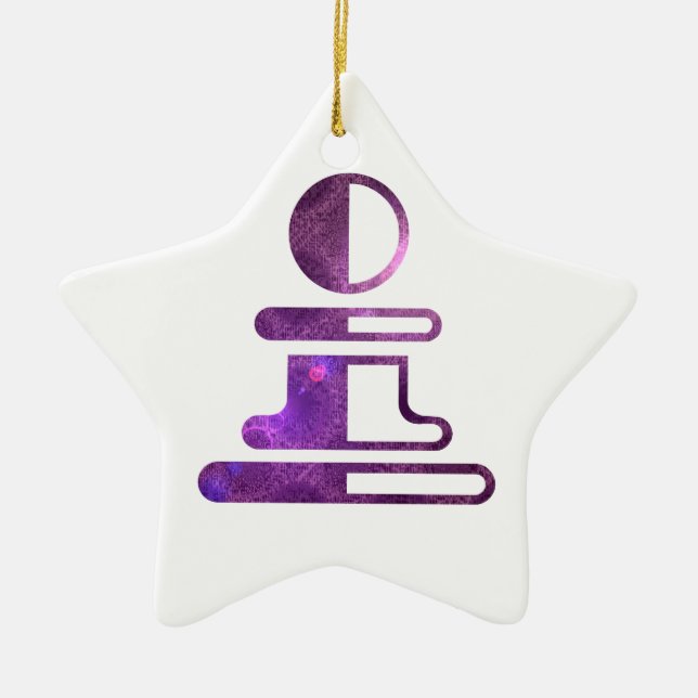 Chess Pawn Ornament (Front)