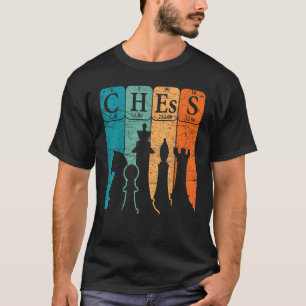 Chess Periodic Table Elements Nerd Chess Player Vi T-Shirt