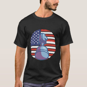 Chess Piece America Chess Piece T-Shirt