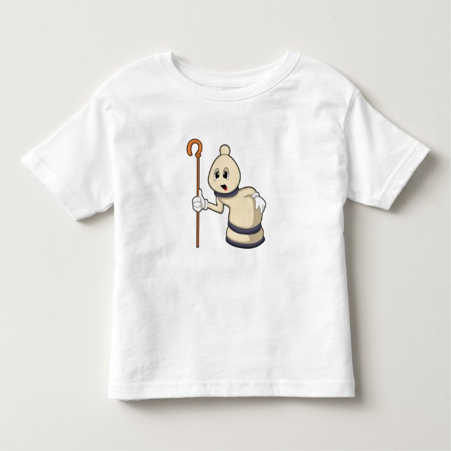 Chess piece Bishop at Chess Toddler T-Shirt (Front)