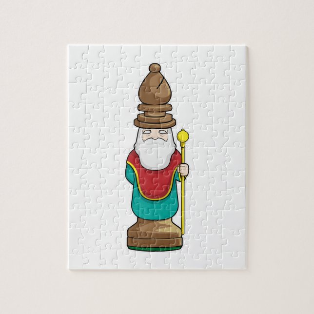 Chess piece Bishop Chess Jigsaw Puzzle (Vertical)